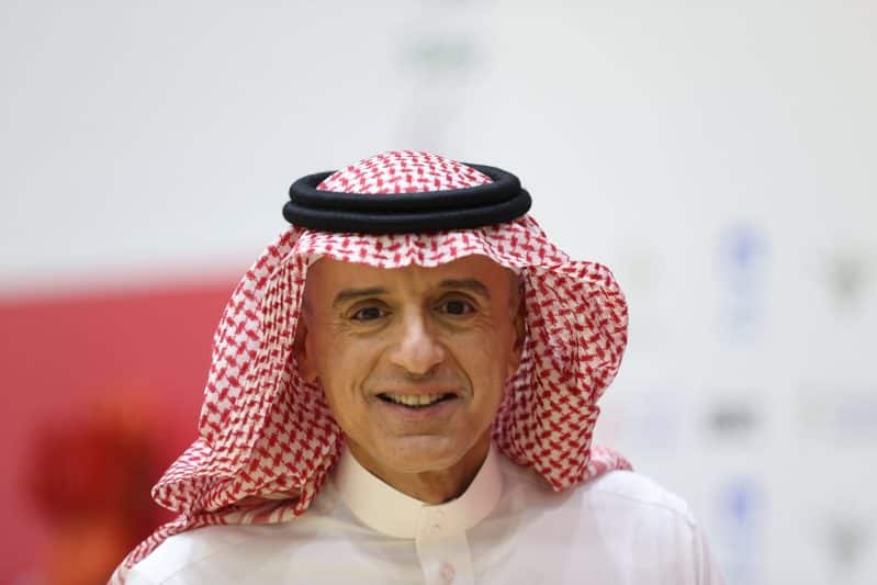 عادل الجبير وزير الدولة للشؤون الخارجية في دورة الألعاب السعودية