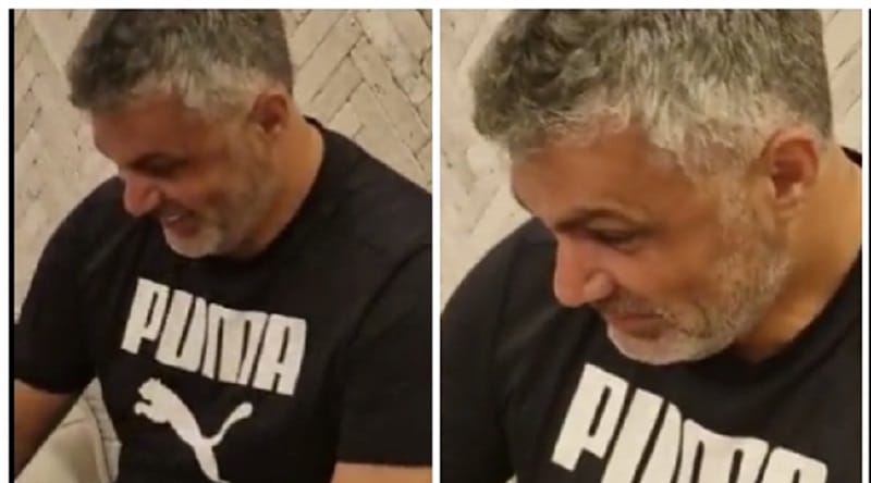 فارس كرم يغالب دموع الفرح