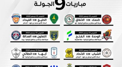 مواعيد 10 جولات بدوري روشن