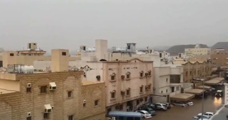 لقطات لغرق بعض الأحياء في جدة