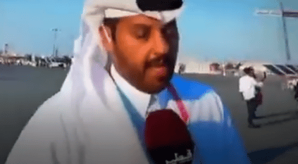 مذيع قطري يتعرض لهبوط مفاجئ على الهواء