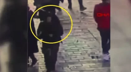 فيديو جديد للحظة هروب المتهمة بتفجير إسطنبول