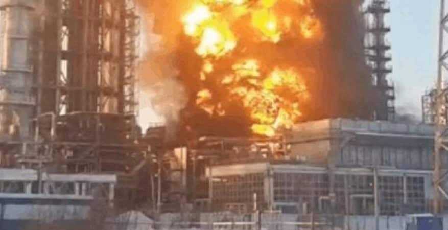حريق في مصنع لإسالة الغاز بالكويت