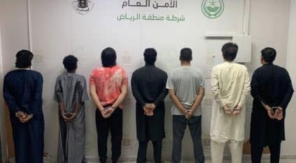 عصابة السلب في قبضة شرطة الرياض
