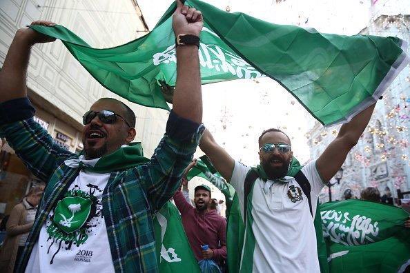 نفحة ولفتة من جماهير المنتخب السعودي لجماهير العالم