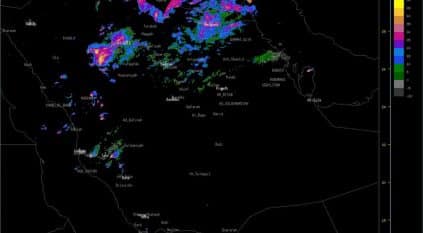 رادارات الأرصاد: استمرار السحب الممطرة بـ 5 مناطق