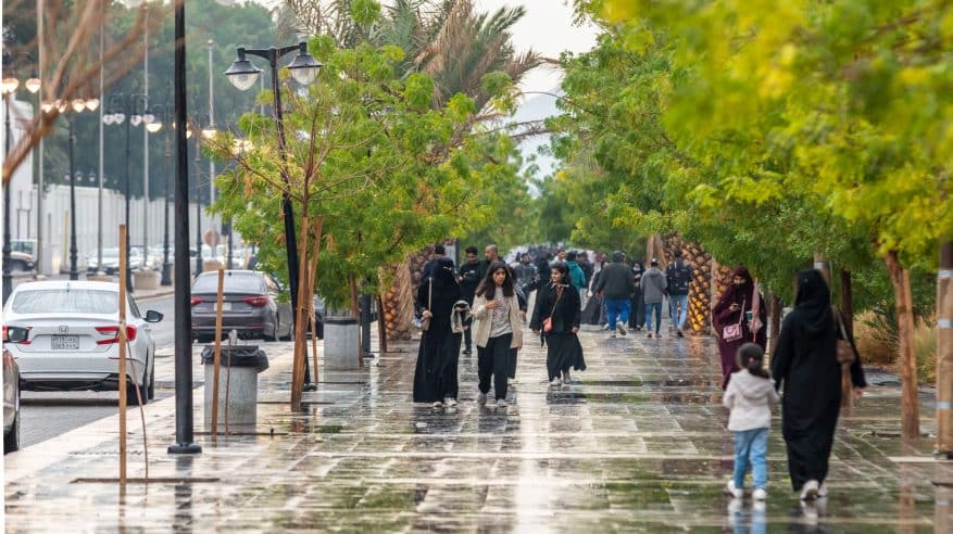 أمطار رعدية وبرد وجريان للسيول في 9 مناطق