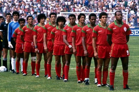 منتخب المغرب 1986