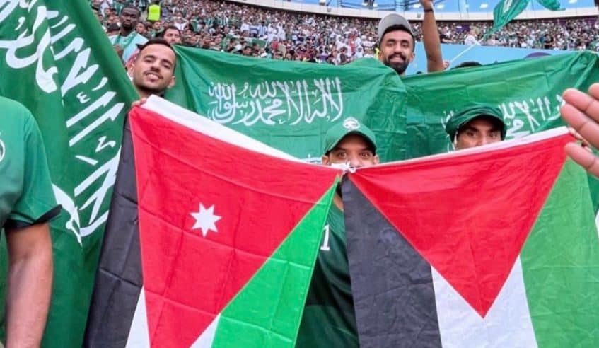 من غزة: المنتخب السعودي قلب موازين المونديال