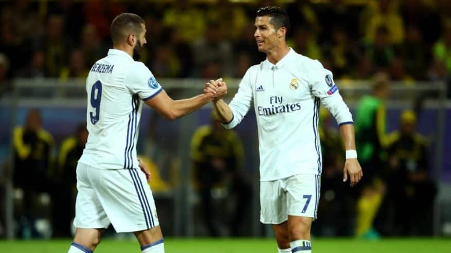 كريستيانو رونالدو بديل كريم بنزيما في ريال مدريد