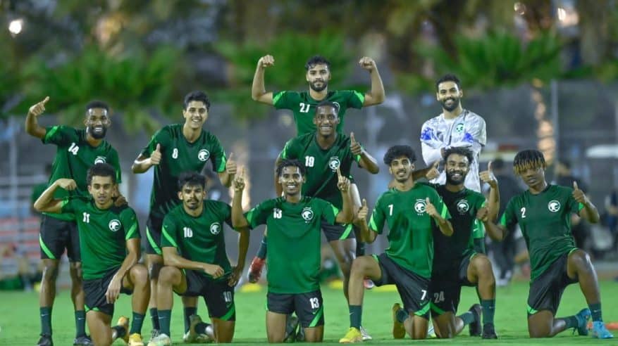 الأخضر الأولمبي يتأهل لنصف نهائي غرب آسيا