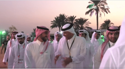 عبدالعزيز الفيصل يتفقد البيت السعودي رفقة وزير الداخلية القطري