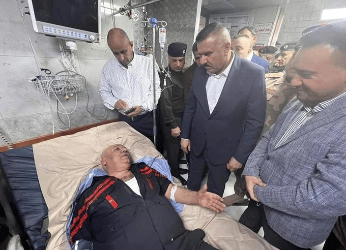 إصابة مدير الدفاع المدني العراقي