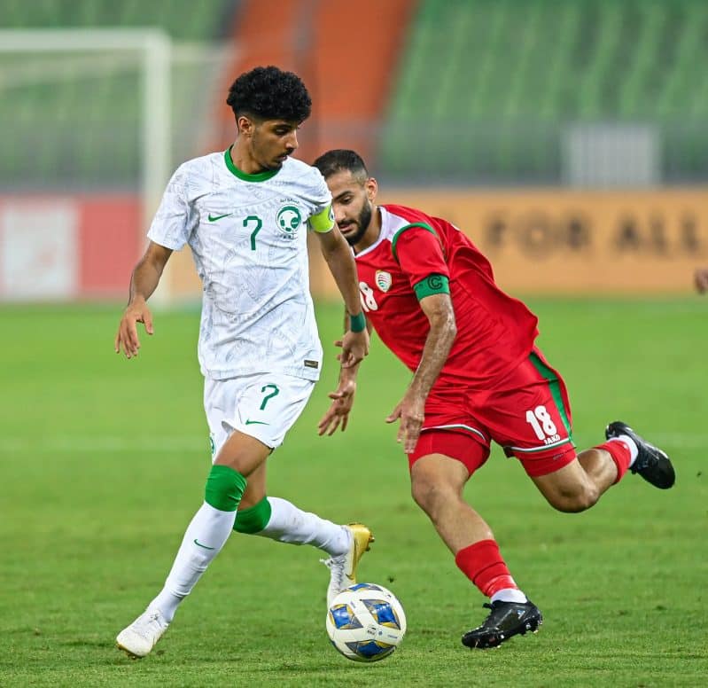 السعودية وعمان الأولمبي