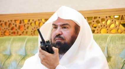 الشيخ السديس يخاطب منسوبي الرئاسة عبر اللاسلكي