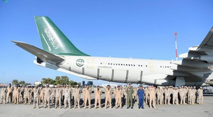 طائرات الجوية تصل اليونان للمشاركة بـ عين الصقر 3