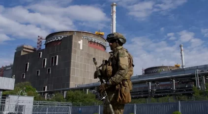 محطة زابوريجيا النووية الأوكرانية تتوقف عن العمل