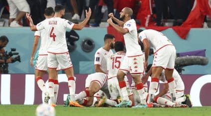 تونس تكسب فرنسا وتودع مونديال 2022