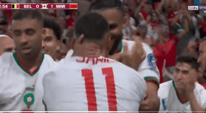 صابري يمنح المغرب التقدم ضد بلجيكا