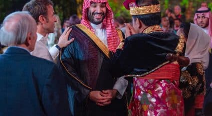 محمد بن سلمان يشرف حفل عشاء الرئيس الإندونيسي