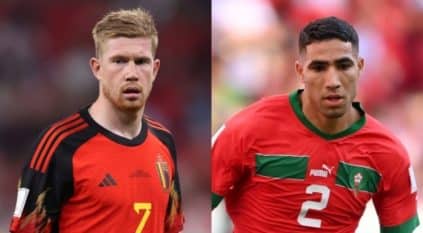 تشكيل مباراة بلجيكا ضد المغرب