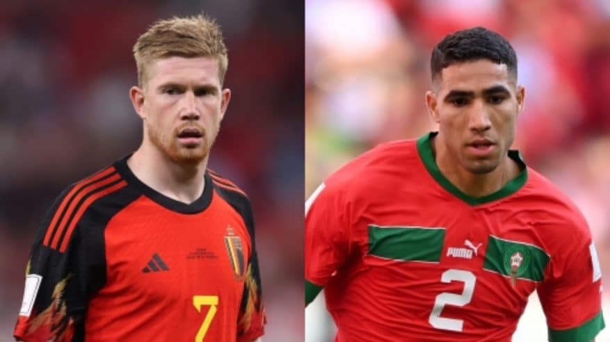 تشكيل مباراة بلجيكا ضد المغرب