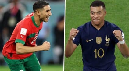 موعد مباراة المغرب وفرنسا والقنوات الناقلة