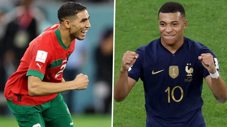 موعد مباراة المغرب وفرنسا والقنوات الناقلة