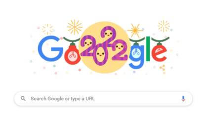 جوجل يغير شعاره احتفالًا بالعام الجديد
