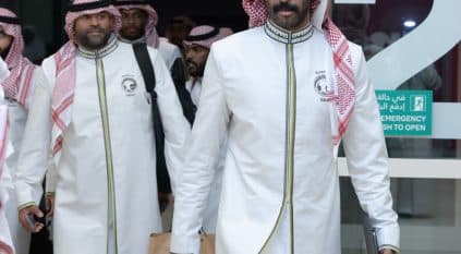المنتخب السعودي يصل الرياض