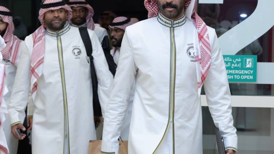 المنتخب السعودي يصل الرياض