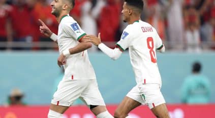 حكيم زياش يسجل أسرع أهداف المغرب بالمونديال