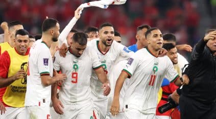 إنجازات بالجملة لـ منتخب المغرب عقب تأهله لدور الـ16