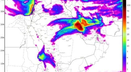 حالة ممطرة سابعة غدًا قوتها شمال الشرقية