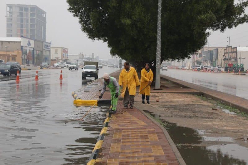 أمطار حفر الباطن