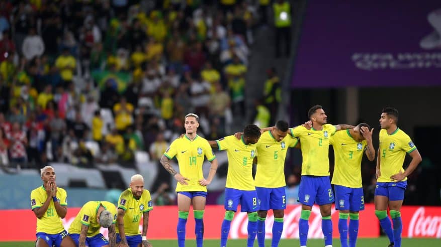 منتخب البرازيل يودع المونديال للمرة الخامسة تواليًا أمام فريق أوروبي