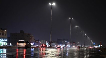لقطات من هطول الأمطار في جدة