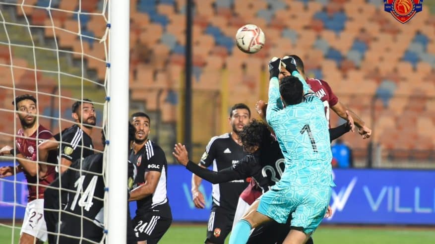 التعادل يحسم مباراة سيراميكا كليوباترا ضد الأهلي