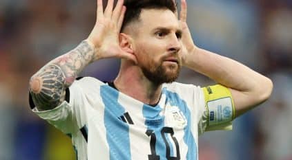 سبب احتفال Messi أمام هولندا