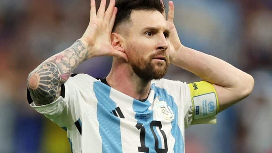 سبب احتفال Messi أمام هولندا