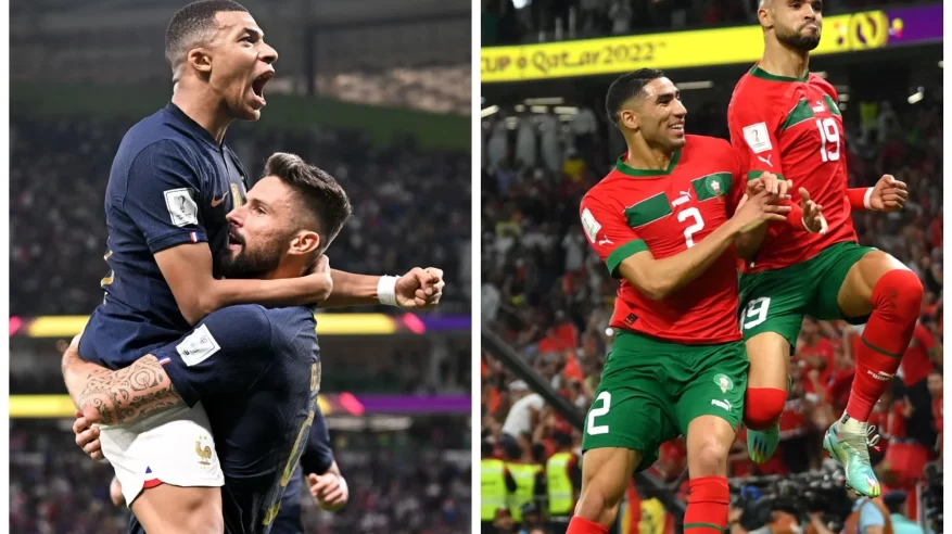موعد مباراة فرنسا ضد المغرب والقنوات الناقلة