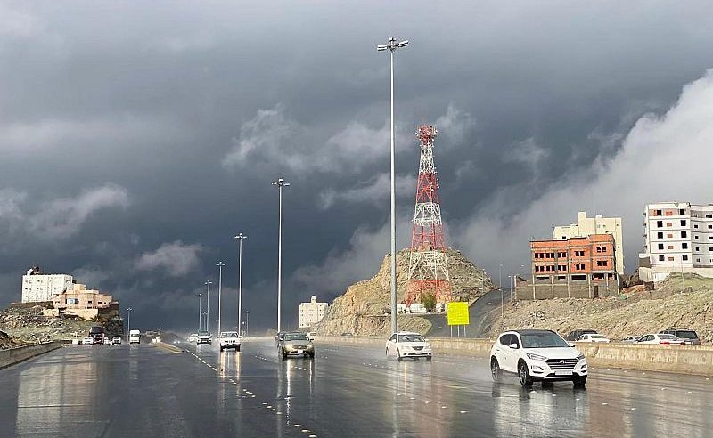 توقعات بهطول الأمطار مصحوبة بعواصف رعدية على مكة المكرمة