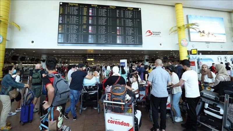 إلغاء 60% من الرحلات في بروكسل بسبب الإضرابات