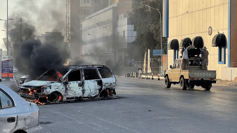 اشتباكات عنيفة تمنع صلاة الجمعة في صبراتة ليبيا