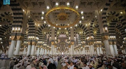 فتح جميع أبواب المسجد النبوي خلال رمضان
