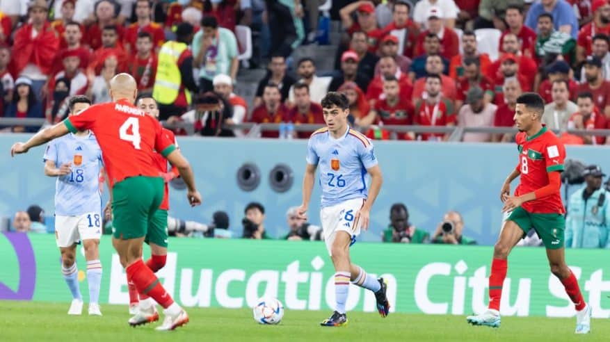 لا أهداف بين المغرب وإسبانيا في الشوط الأول