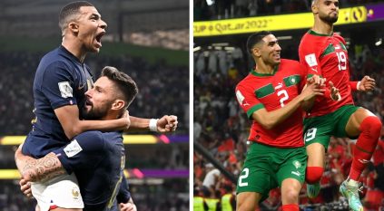 مشوار المغرب وفرنسا لنصف النهائي