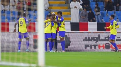 النصر يقلب الطاولة على الرائد ويفوز برباعية