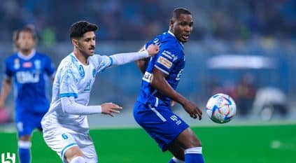 مباراة الهلال والباطن الأكثر دقائق لعب فعلي