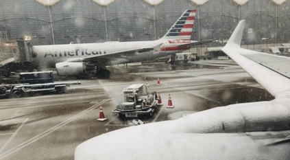 إلغاء 2000 رحلة طيران بأمريكا بسبب الطقس السيئ